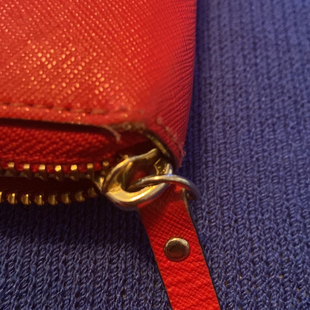Red Kate Spade Used Wallet; some where but still good condition. Lots of pics - Picture 14 of 15